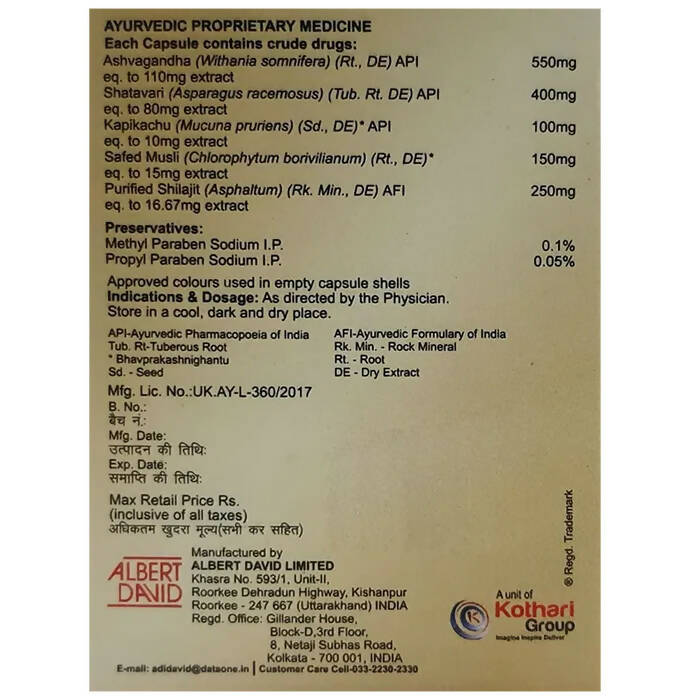 Albert David Siotone Capsules - Distacart