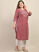 Thumbnail for Swasti Ethnic Motifs Printed Regular A-Line Cotton Kurta