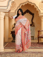 Thumbnail for Astita Linen Cotton(Woven Work) Multicolour Saree