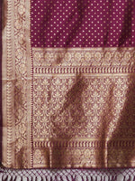 Thumbnail for Anouk Woven Design Zari Silk Blend Banarasi Saree - Distacart