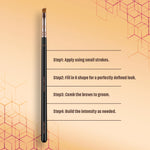 Thumbnail for Miss Claire M33 - Angled Eyeliner Brush (S) - Rose Gold