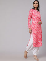 Thumbnail for Aks Floral Printed Straight Kurta - Distacart
