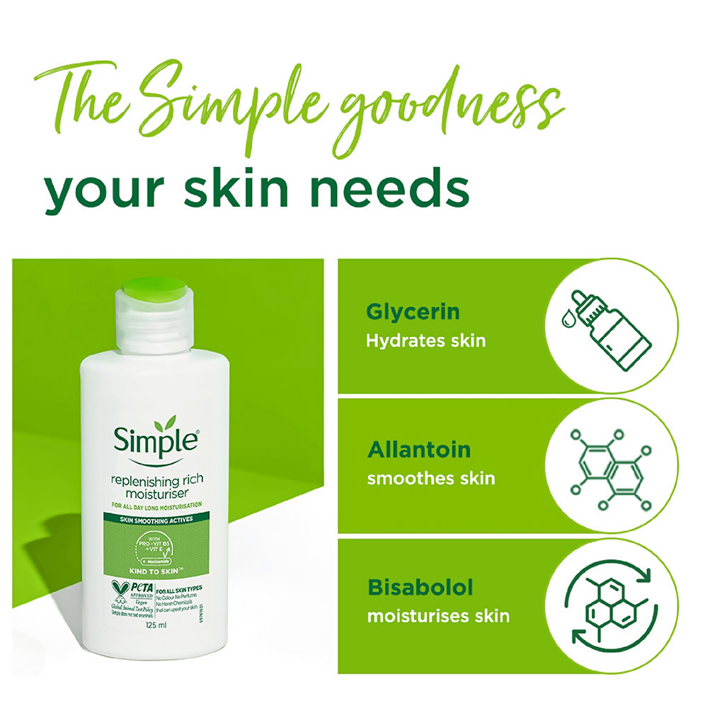Simple Replenishing Rich Moisturiser - Distacart