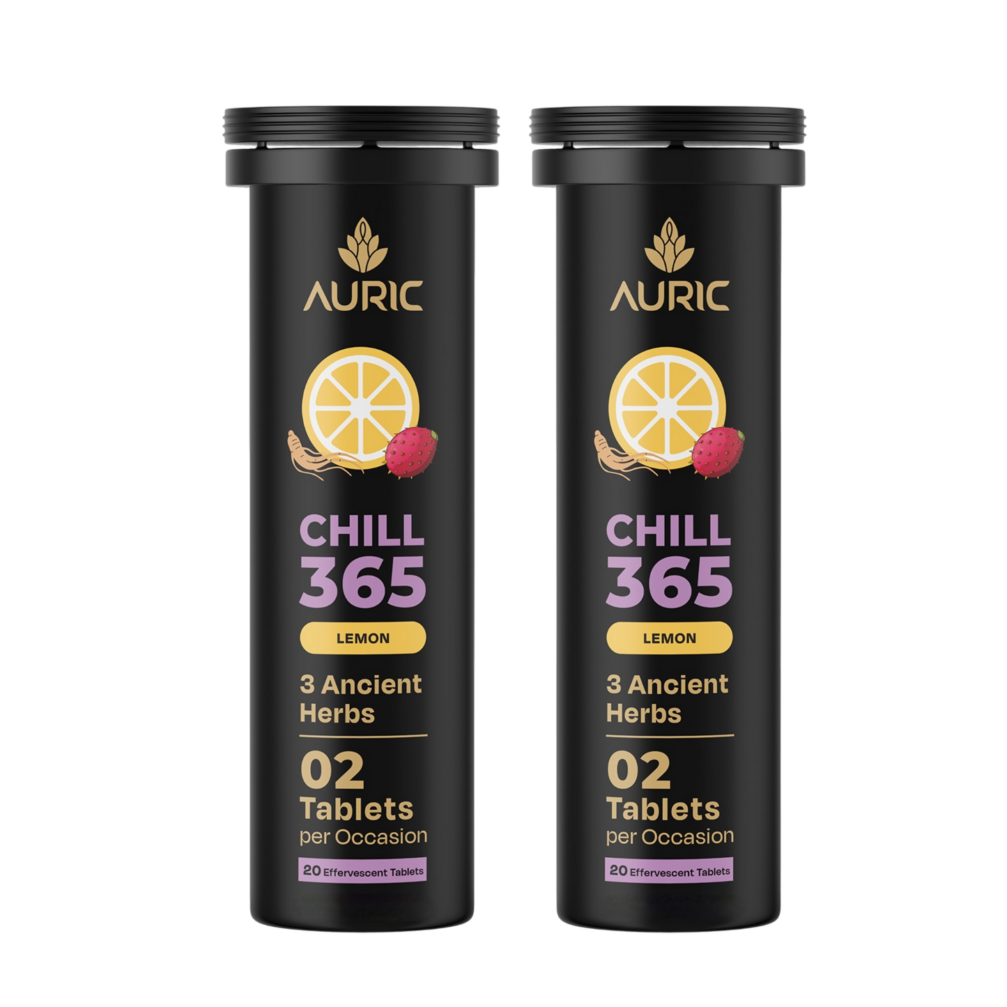 Auric Chill 365 Tablets | Lemon Flavour - Dista