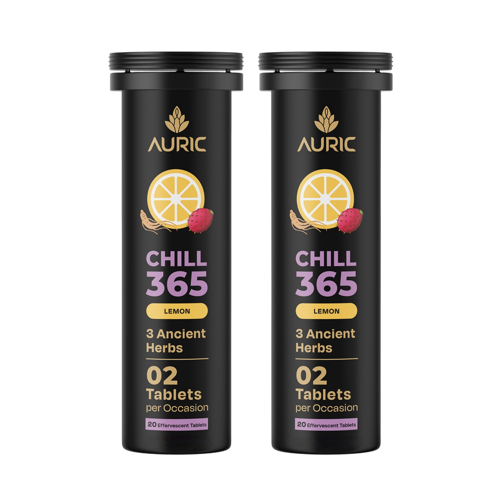 Auric Chill 365 Tablets | Lemon Flavour - Dista