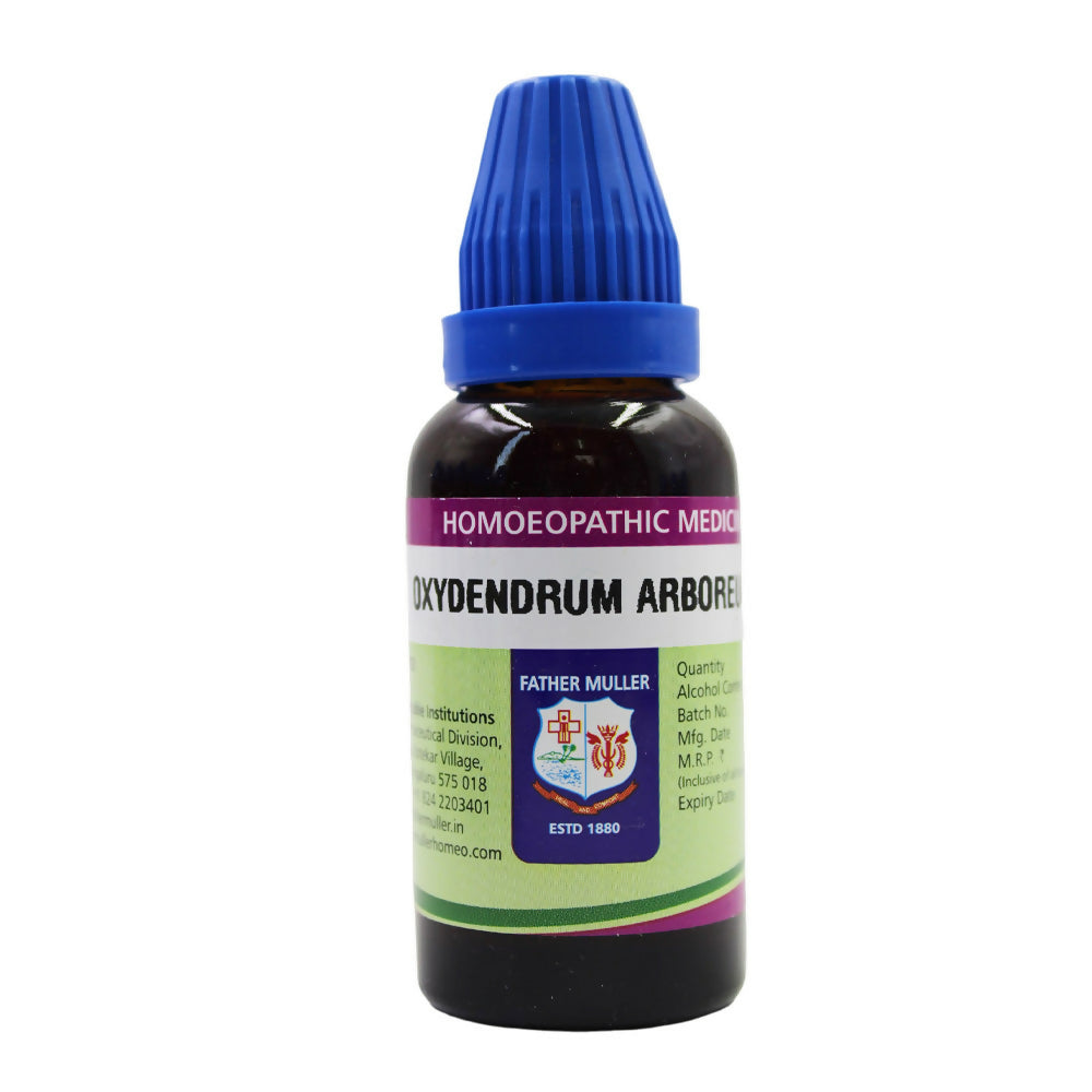 Father Muller Oxydendrum Arboreum Mother Tincture Q - Distacart