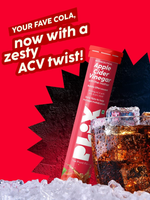 Thumbnail for PLIX The Plant Fix Apple Cider Vinegar Effervescent Tablets - Cola Flavor
