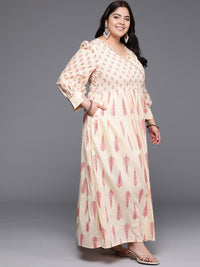 Thumbnail for Ahalyaa Women's Traditional wear Ethnic Dress - Tan - Distacart