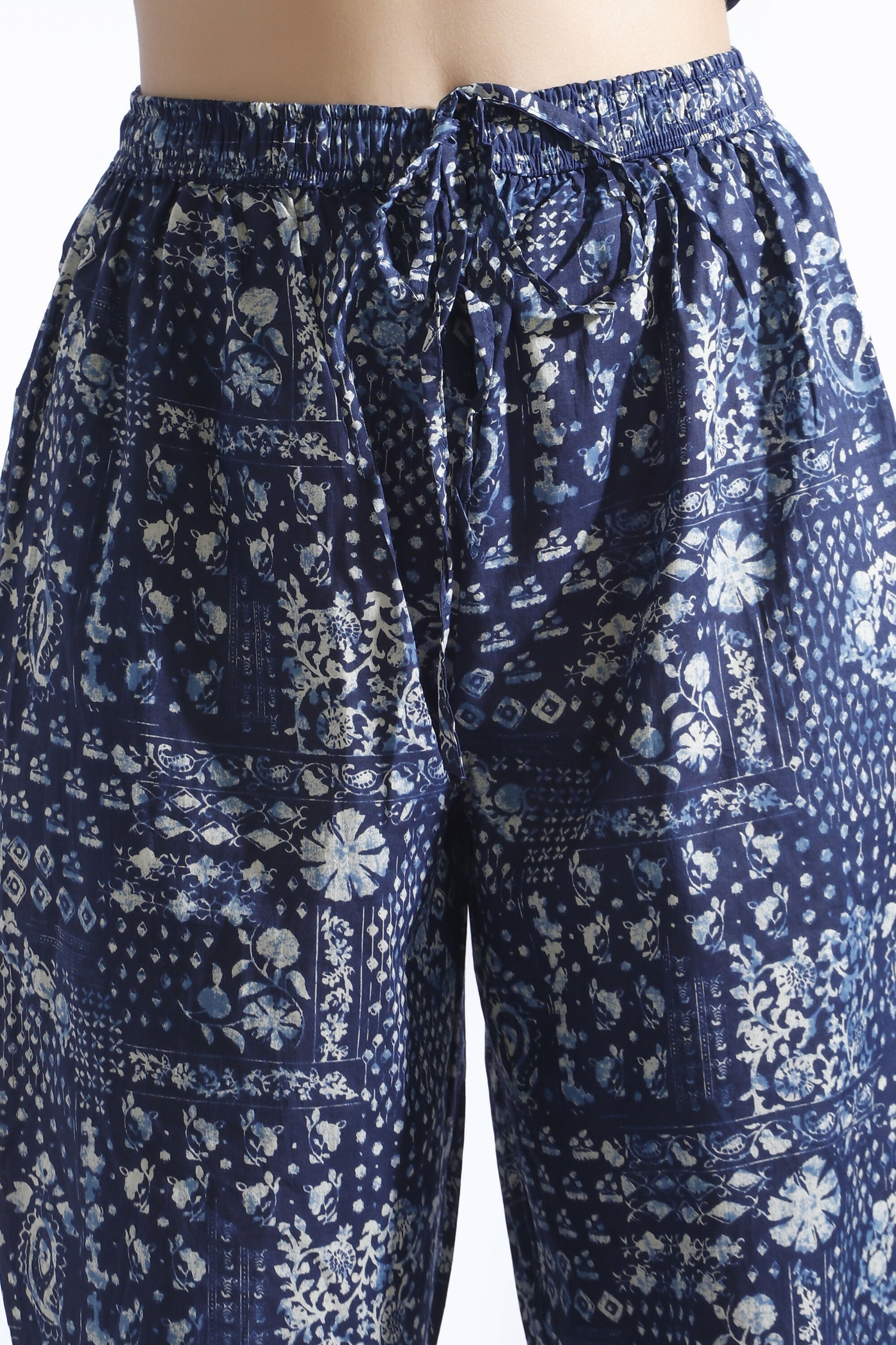 Breathables Abstract Cotton Co-Ord Set – Blue - Dista