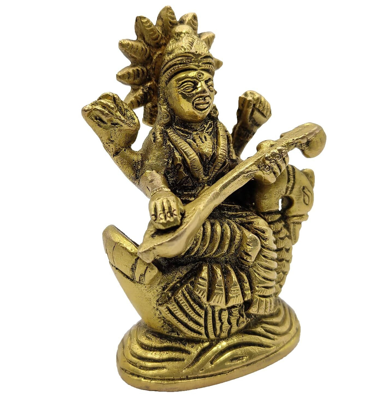 Plus Value Goddess Saraswati Idol - Distacart