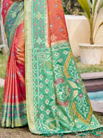 Thumbnail for Shree Shyam Fashion Mustard Pochampally Silk Saree - Distacart
