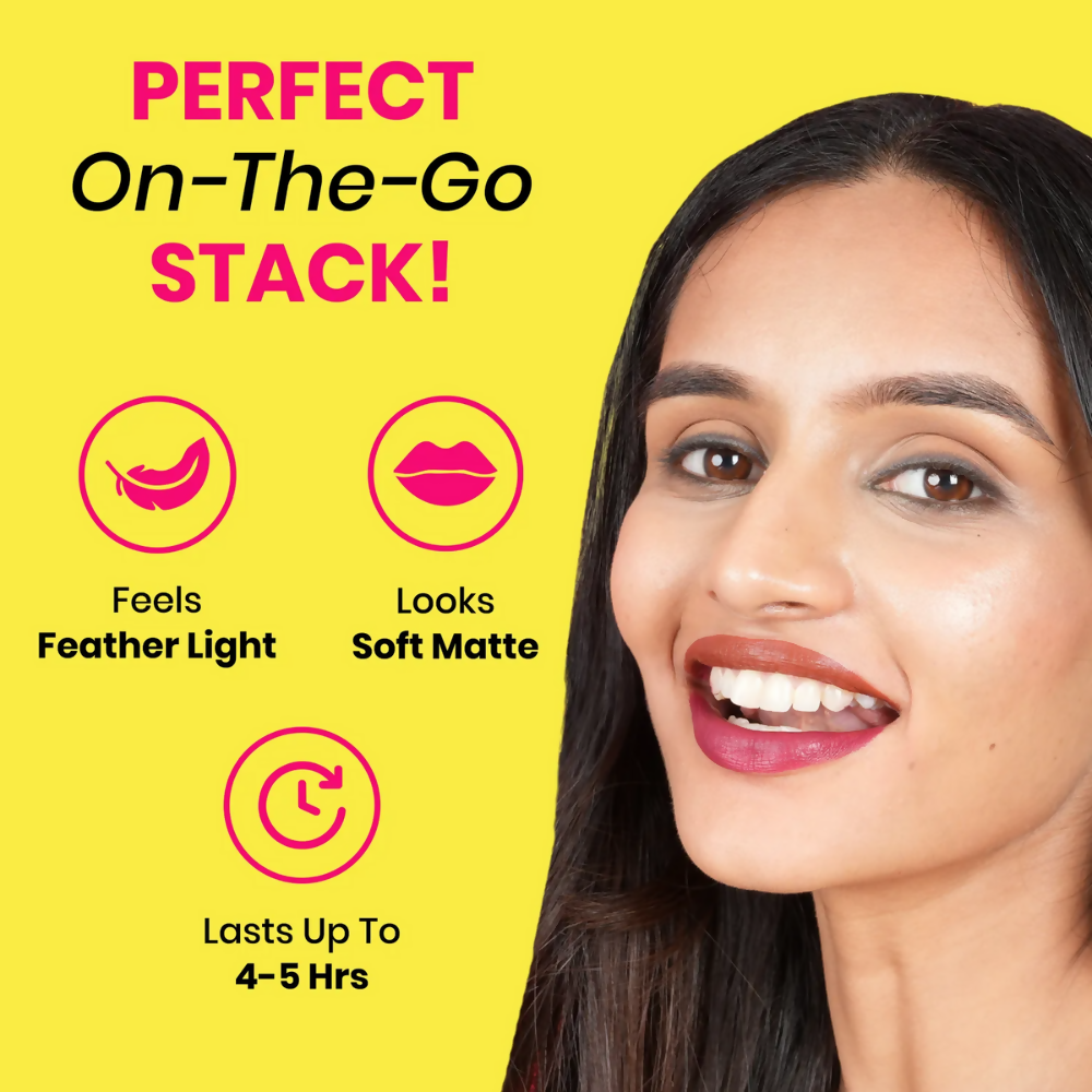 NY Bae 4 IN 1 Lip Play Liquid Lipstick - Pretty Pleasure - Distacart