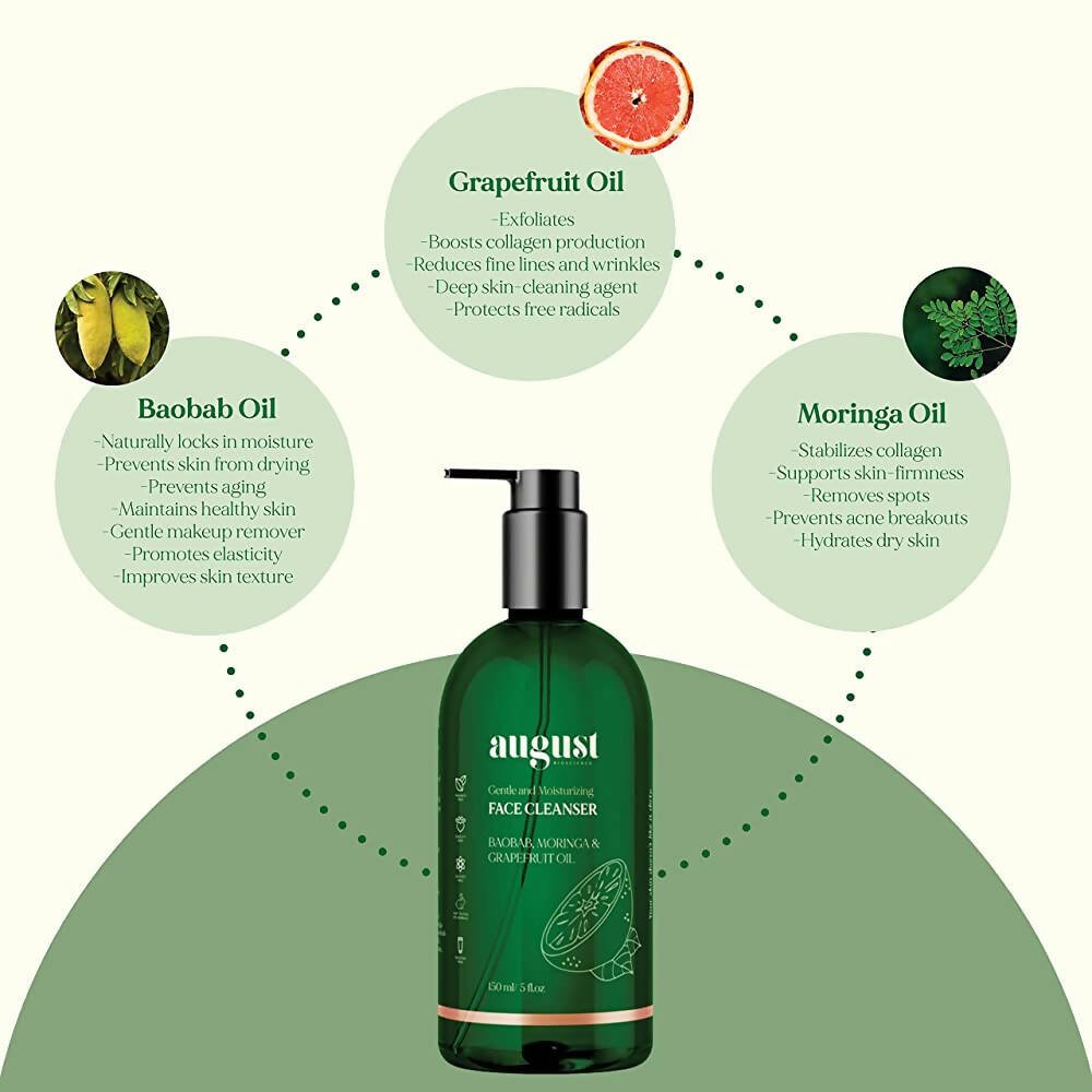 August Bioscience Face Cleanser Gentle & Moisturising - Distacart