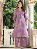 Thumbnail for Kalini Women Printed Regular Kurta with Palazzos - Distacart