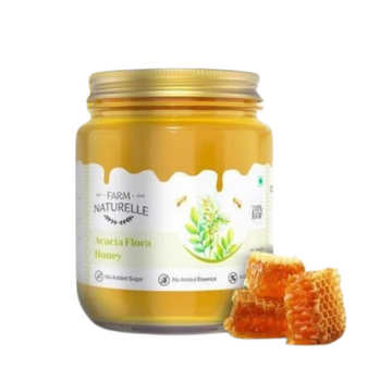 Farm Naturelle Acacia Honey - Raw, Natural, and Unprocessed Forest Honey - Distacart