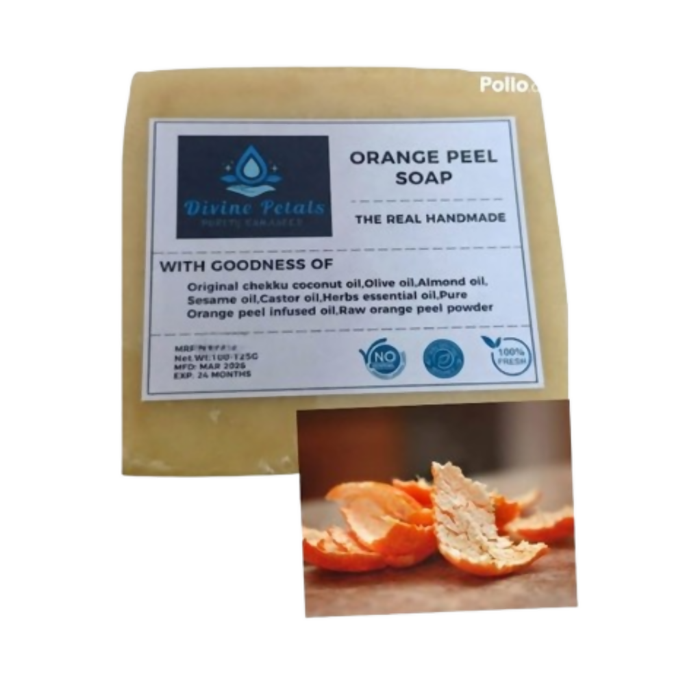 Divine Petals Orange Peel Soap - Dista