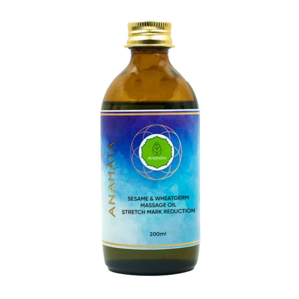 Anahata Sesame & Wheatgerm Massage Oil Stretchmarks Reduction - Distacart