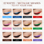 Thumbnail for Just Herbs Eyeliner Waterproof and Smudge Proof, Long Lasting Eyeliners - Golden Hour - Dista