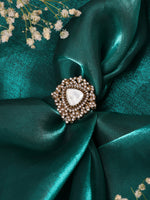 Thumbnail for Ruby Raang Festive Gold Polished White Kundan Ring