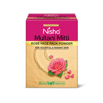Nisha Rose Multani Mitti for Face | Skin Brightening Face Pack - Distacart