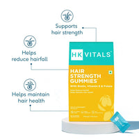 Thumbnail for HK Vitals Hair Strength Biotin Gummies - Mango Flavor - Distacart