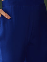 Thumbnail for Sangria Embroidered Zari Sequence Kurta & Trouser With Dupatta