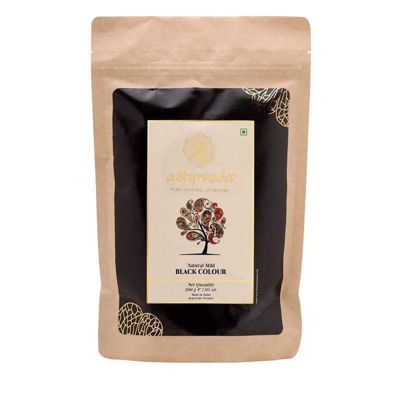 Ashpveda Natural Mild Black Hair colour - Distacart