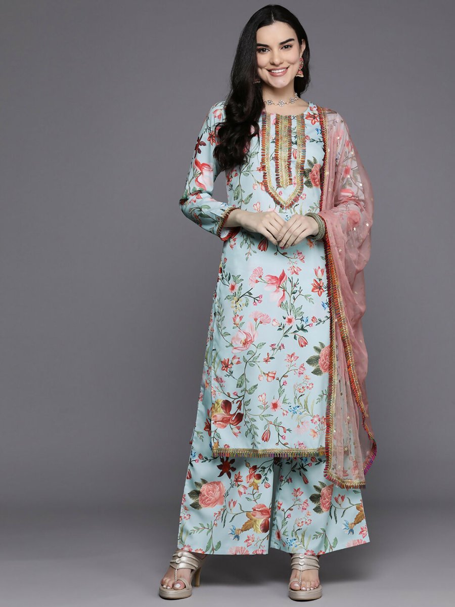 Ahalyaa Women's Traditional wear Kurta Set - Multi Color - Distacart