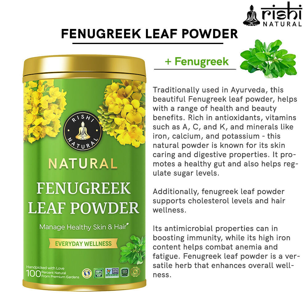 Copy of FENUGREEK LEAF POWDER INGREDIENTS