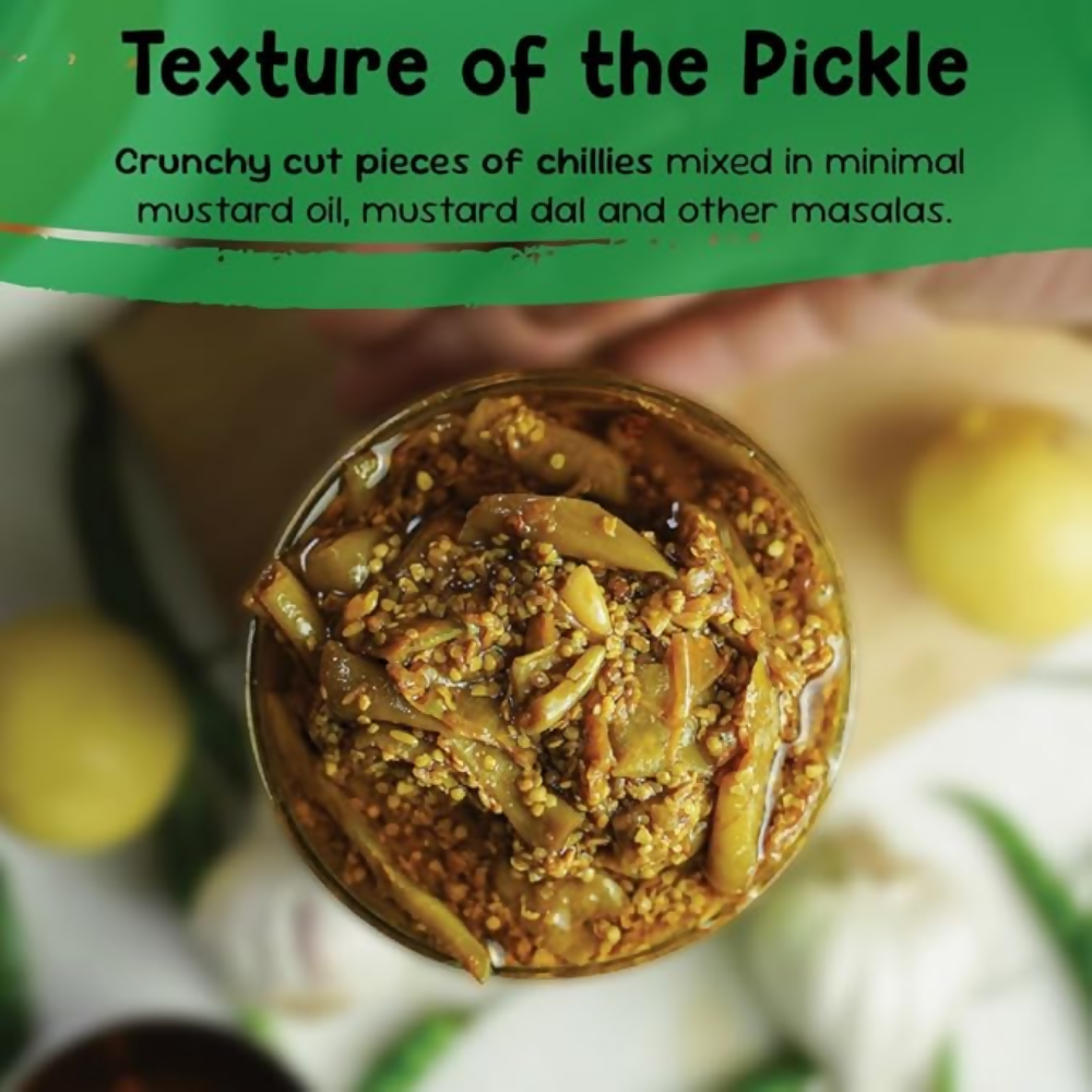 FarmDidi Spicy Green Chilli Pickle - Spicy - Distacart