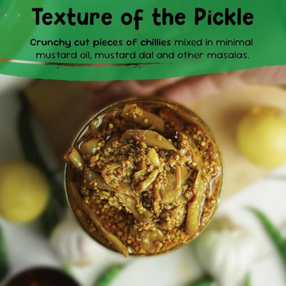 FarmDidi Spicy Green Chilli Pickle - Spicy - Distacart