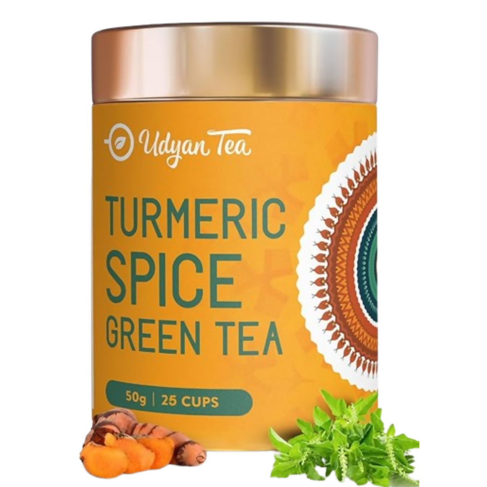 Udyan Tea Turmeric Spice Green Tea - Dista