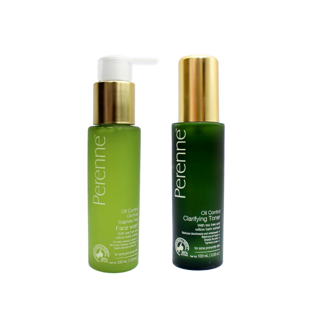 Perenne Daily Essential Combo For Acne Prone And Sensitive Skin - Distacart