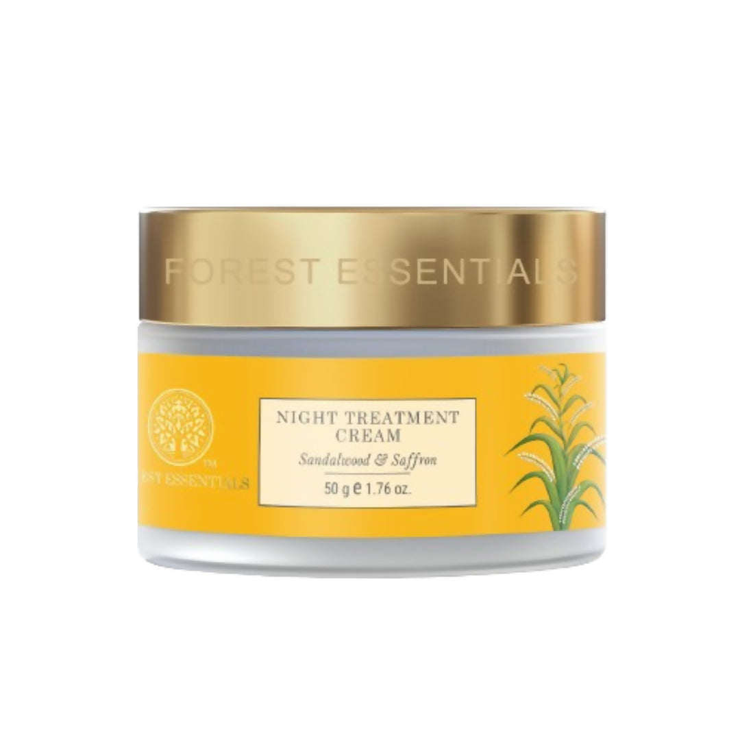 Forest Essentials Night Treatment Cream With Sandalwood & Saffron - Distacart