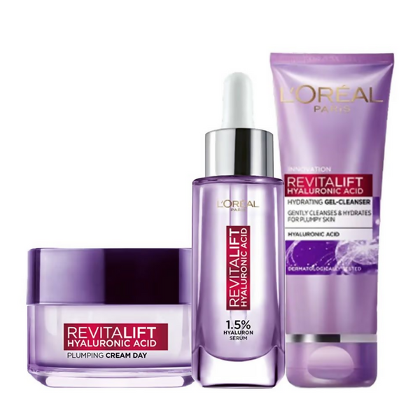 L'Oreal Paris Hydrated, Plump & Radiant Skin Kit - Distacart