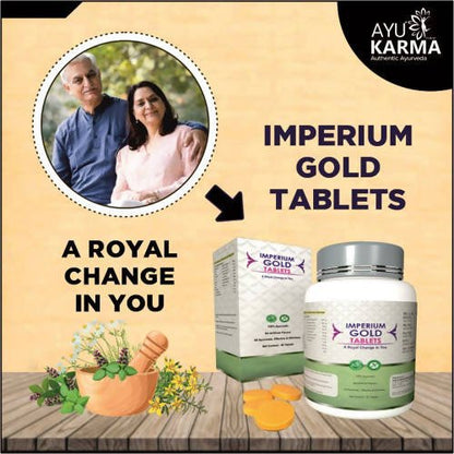 Ayukarma Ayurveda Imperium Gold Tablets
