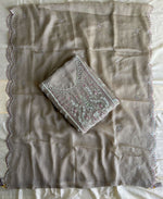 Thumbnail for KC Beautiful Beige Chiffon Silk Hand Embroidery Suit For Women - Dista