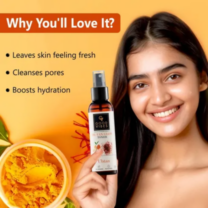 Alps Goodness X Good Vibes Glowy Skin Combo - Distacart