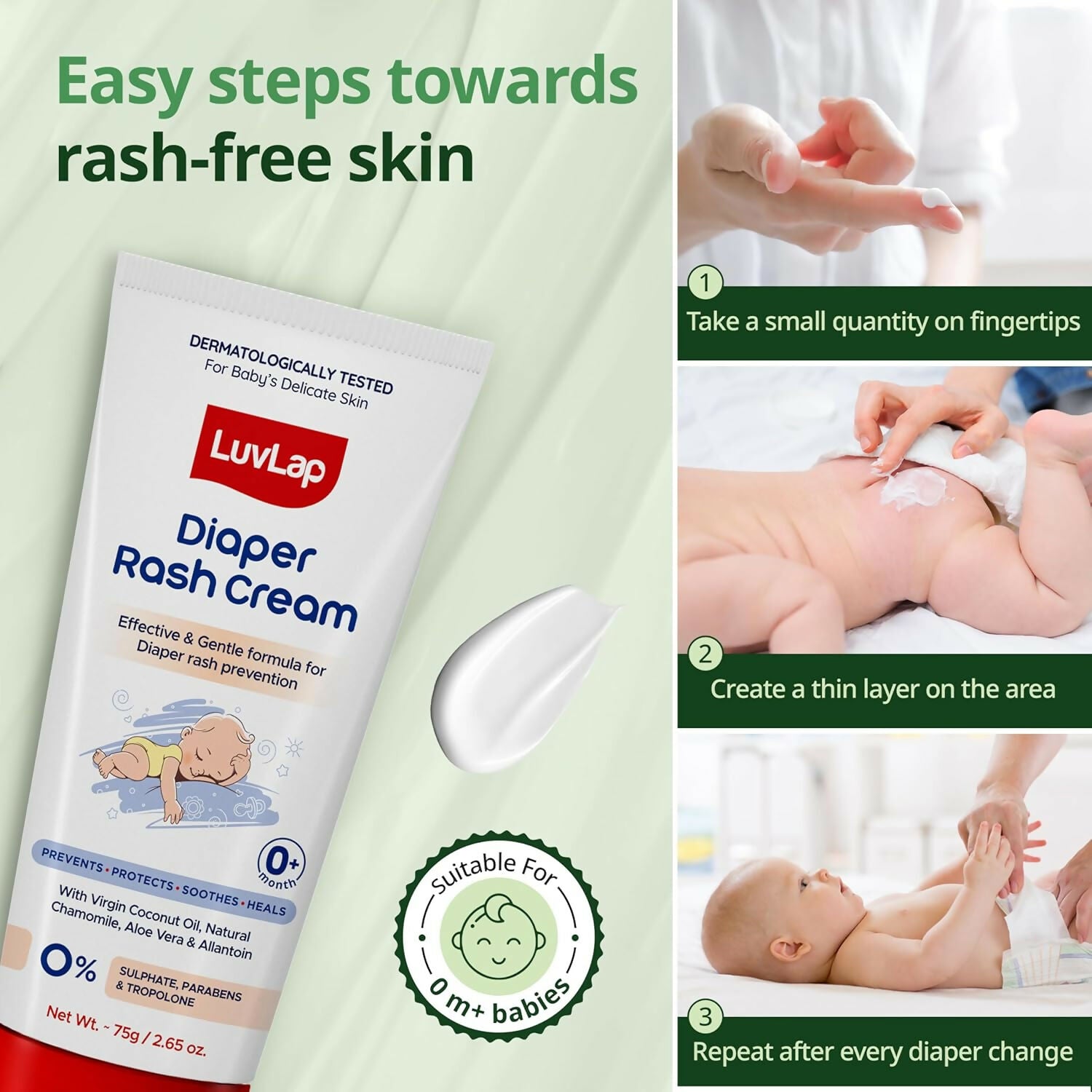 LuvLap Baby Diaper Rash Cream - Distacart
