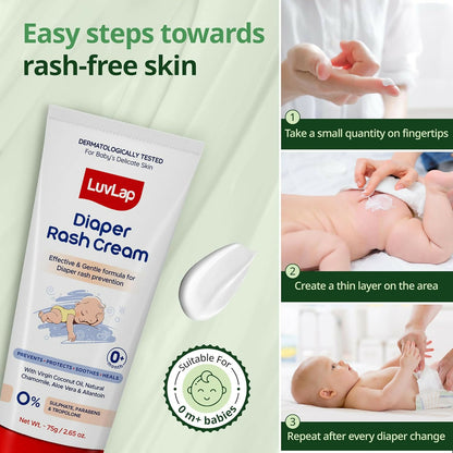 LuvLap Baby Diaper Rash Cream - Distacart