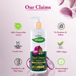 Thumbnail for VI-JOHN Prakritik Red Onion & Castor Oil Conditioner to Prevent Dry Hair, 100% Natural Bio Actives