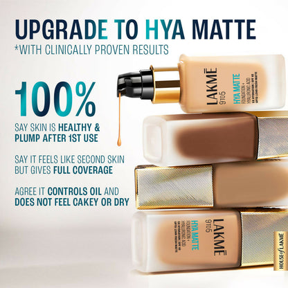 Lakme 9 To 5 Hya Matte Foundation + Hyaluronic Acid - Cool Cinnamon - Distacart