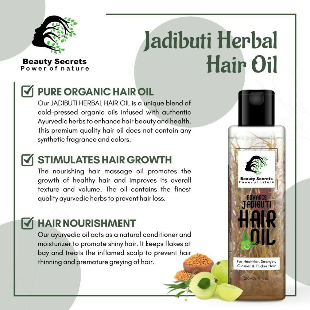 Beauty Secrets Ayurvedic Jadibuti Hair Oil - Distacart