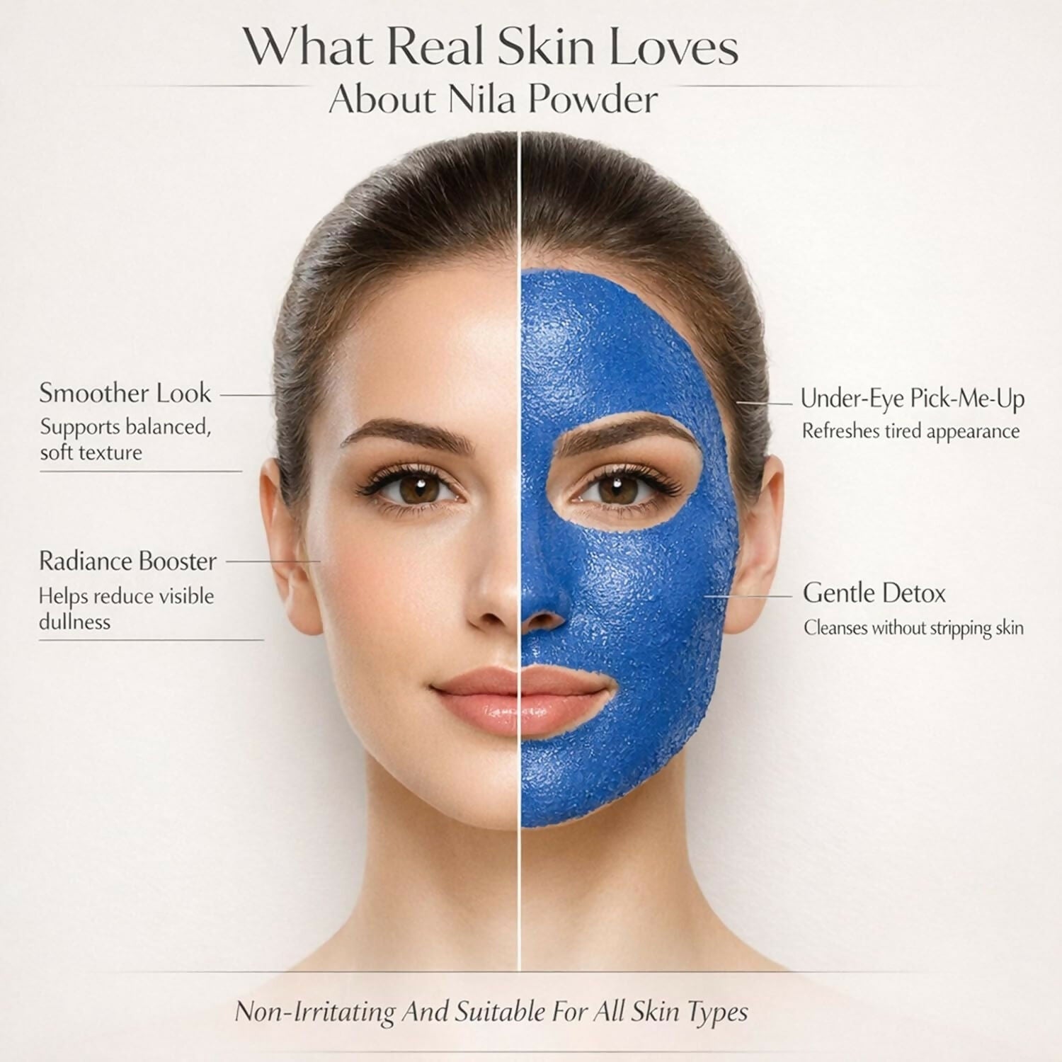 Bare Alpha Moroccan Nila Powder – 100% Natural Indigo Blue Powder - Dista