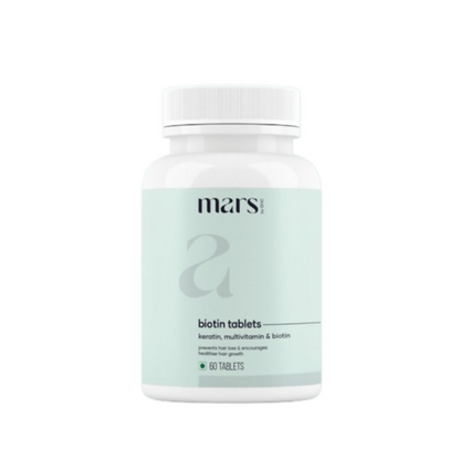 Mars By GHC Biotin Tablets For Hair Growth With Vitamin B7 - Distacart