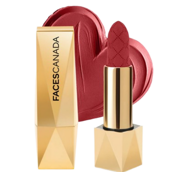 Faces Canada Comfy Silk Obsession Lipstick - Dramatic Rust 11 - Distacart