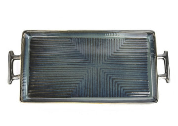 Simply Soho Obsidian Tide Platter - Distacart
