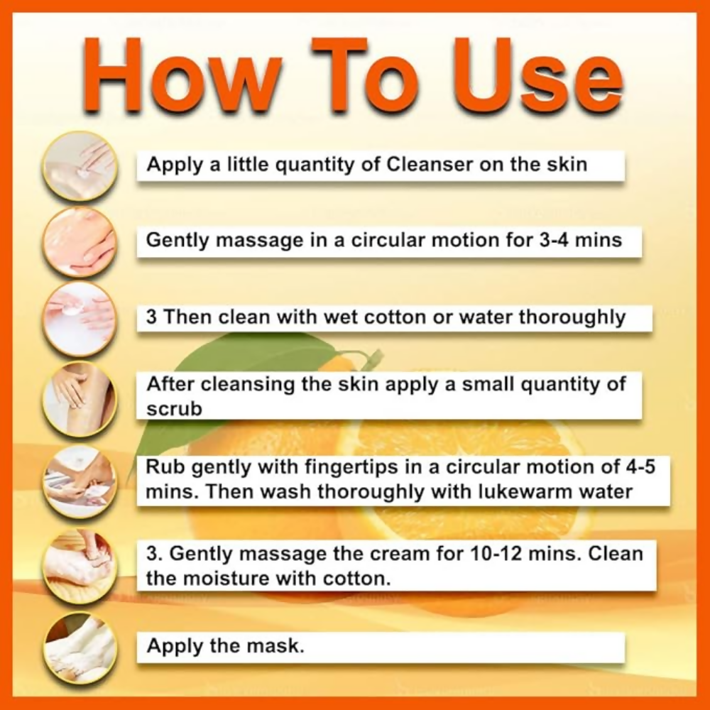 VedicAyurveda Manicure Pedicure Spa Kit Orange Peel Oil - Dista