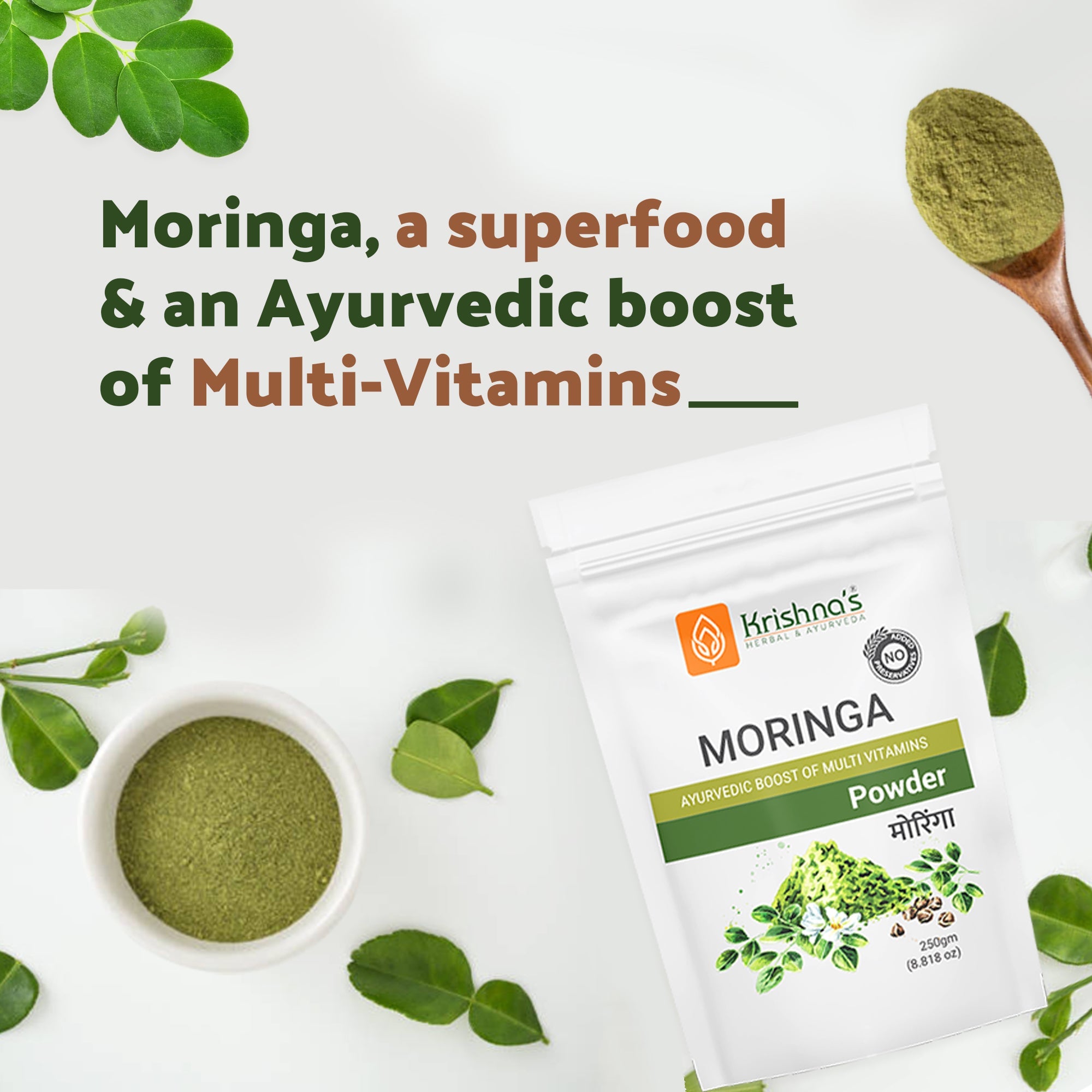 Krishna'S Herbal & Ayurveda Moringa Powder
