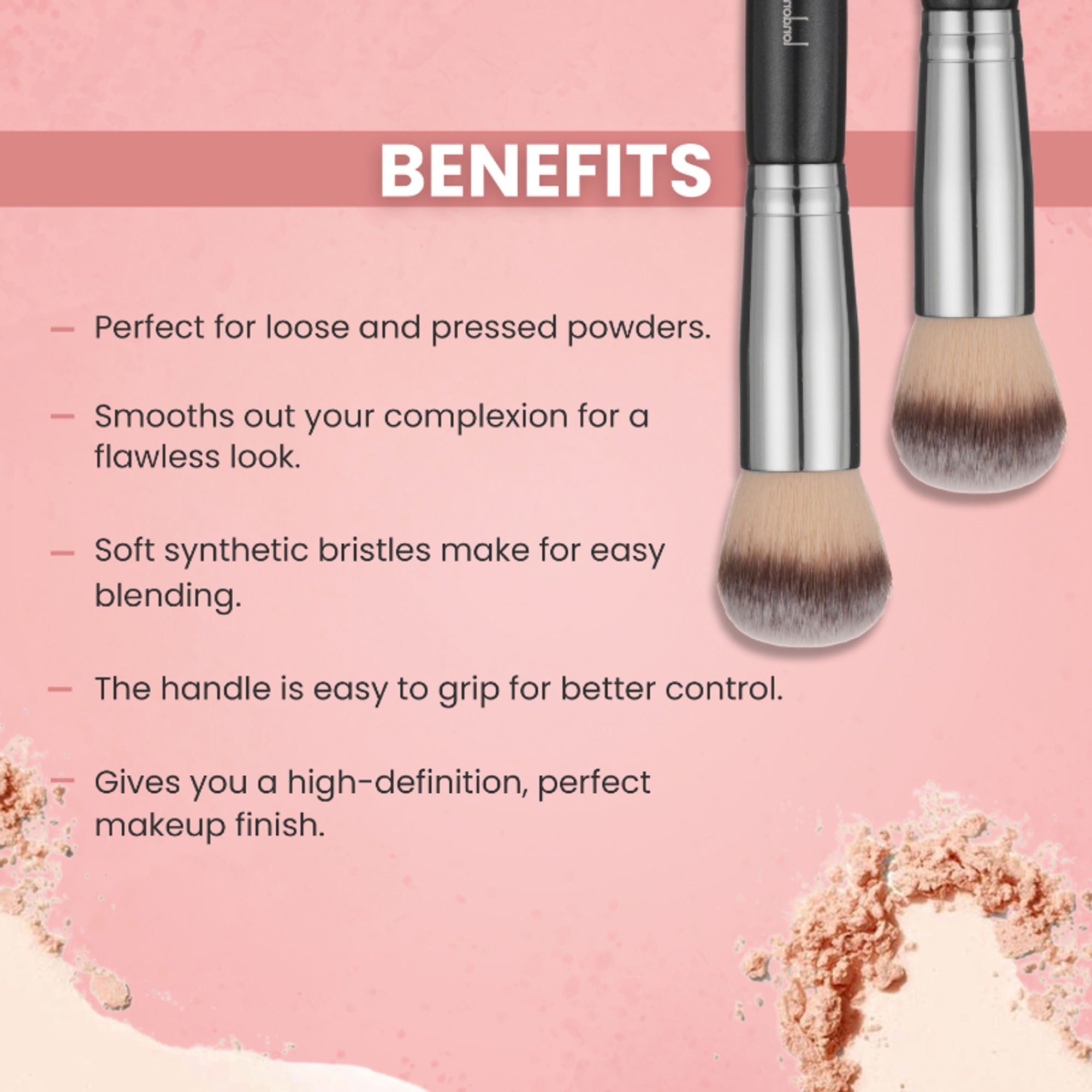 London Prime HD Buffing Brush LP303 ( Formerly London Pride Cosmetics )